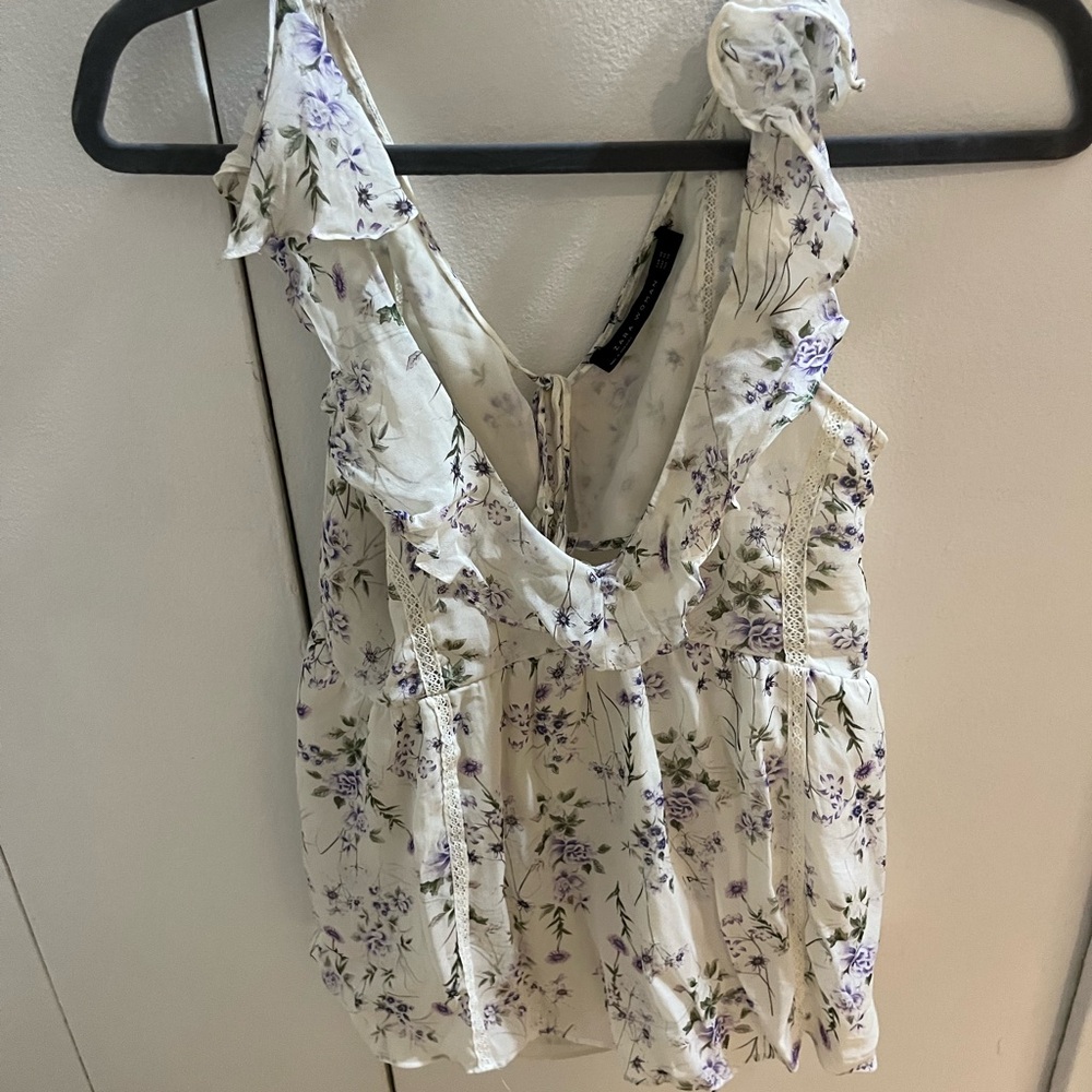 Open back Zara tank